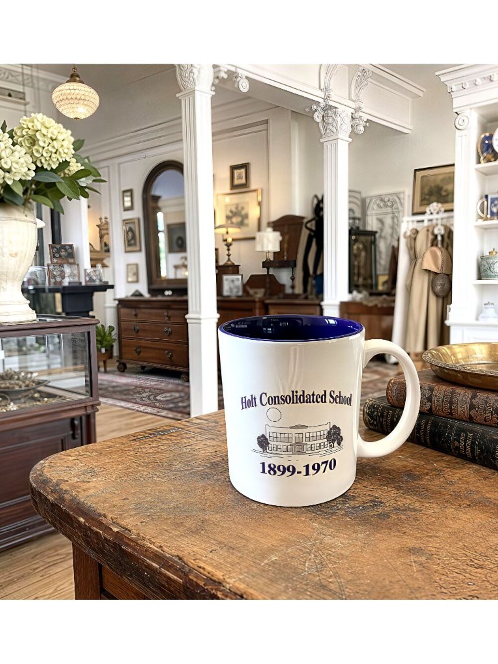 Holt Consolidated School 1899-1970 Commemorative Coffee Mug 2007 Reunion